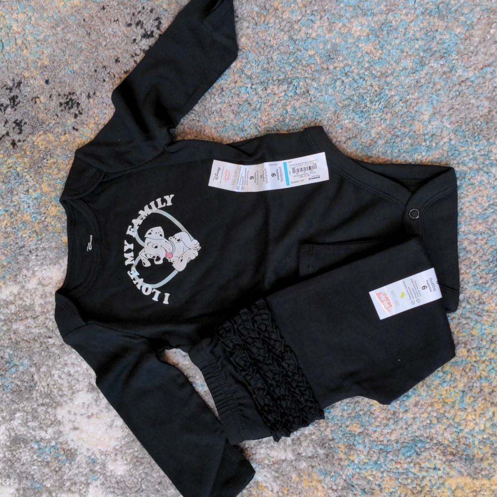 NWT Jumping Beans Onesie and Pants 9M